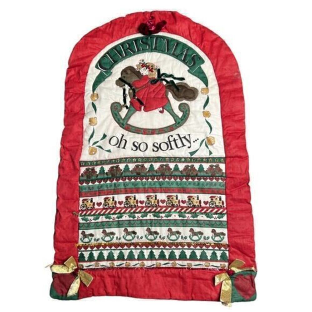 Quilted Christmas Wall Hanging Handmade